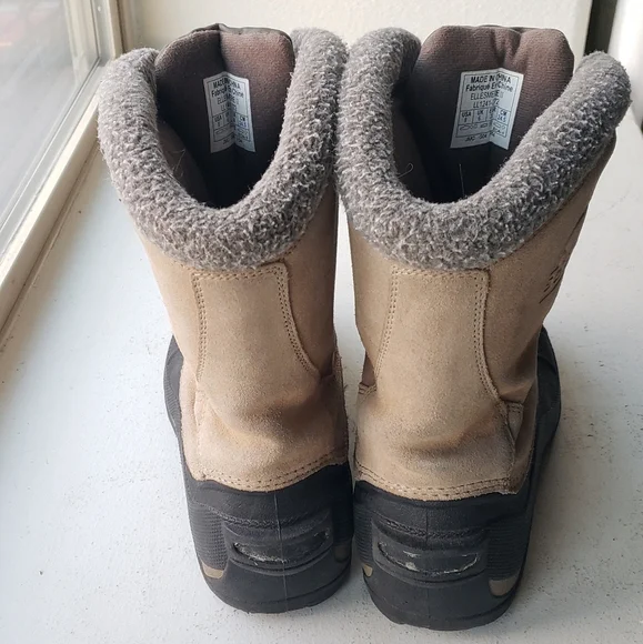 Sorel Ellesmere LL1241-272 Tan Leather Winter Boots - Picture 4 of 14